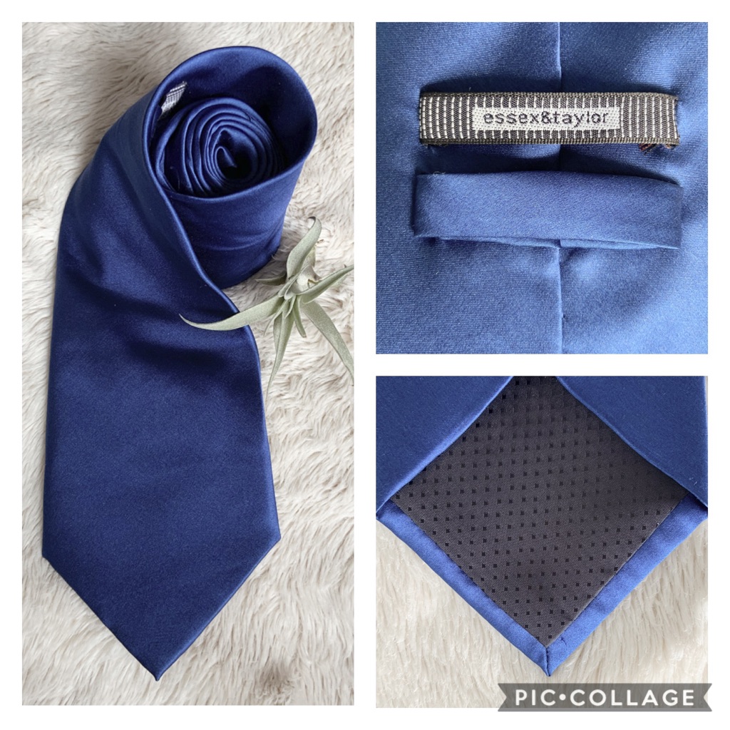 Solid Blue Tie